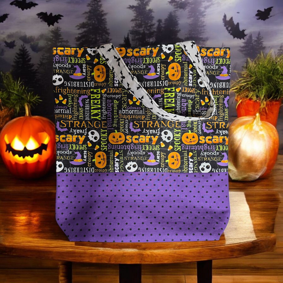 Personalized Embroidered Trick or Treat bag